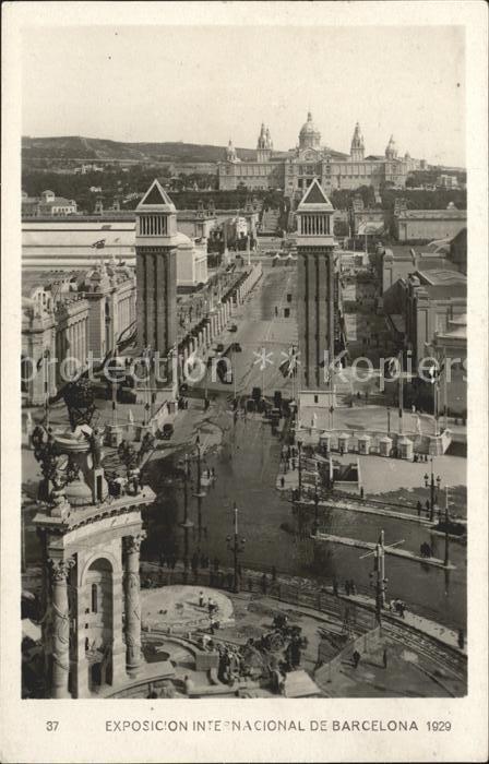 Barcelona Cataluna Exposicion internacional de Barcelona 1