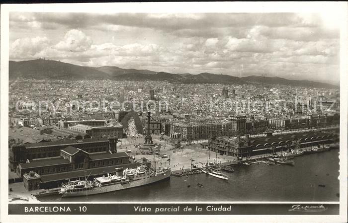 Barcelona Cataluna Vista parcial de la Ciudad