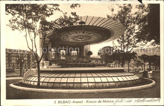 Bilbao Espana Arenal Kiosco de Musica