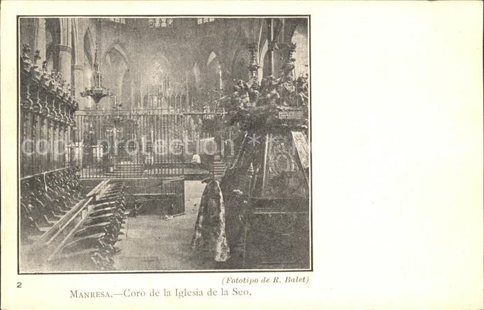 Manresa Coro de la Iglesia de la Seo