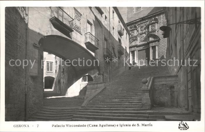 Gerona Palacio Vizcondado Iglesia S. Martin