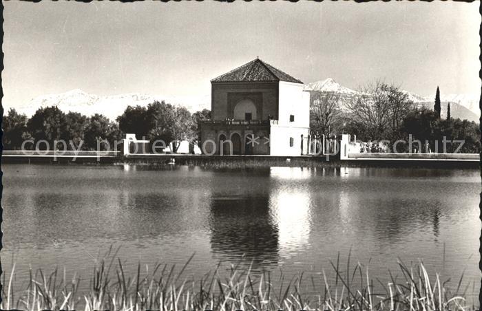 Marrakech Marrakesch Le  Pavillon de la Menara et Grand Atlas