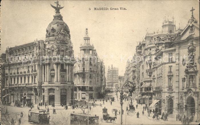 Madrid Spain Gran Via