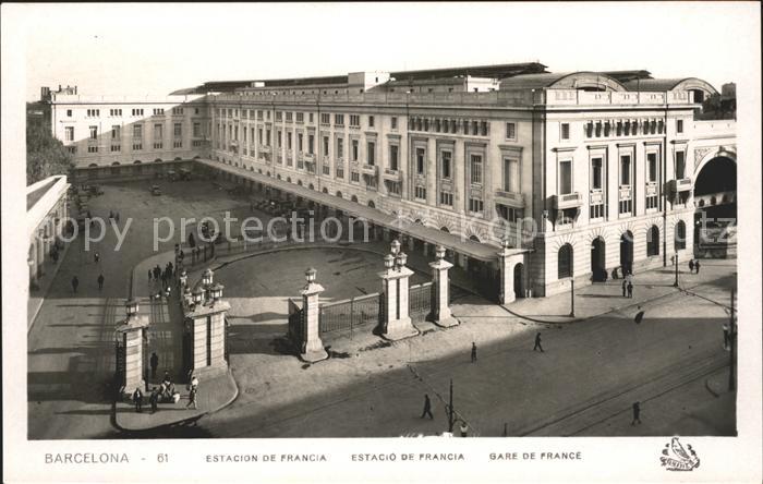 Barcelona Cataluna Estacion de Francia Gare de France