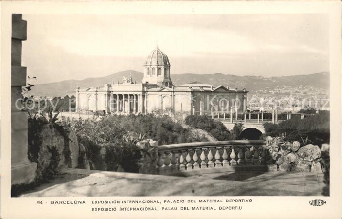 Barcelona Cataluna Palacio del material deportivo