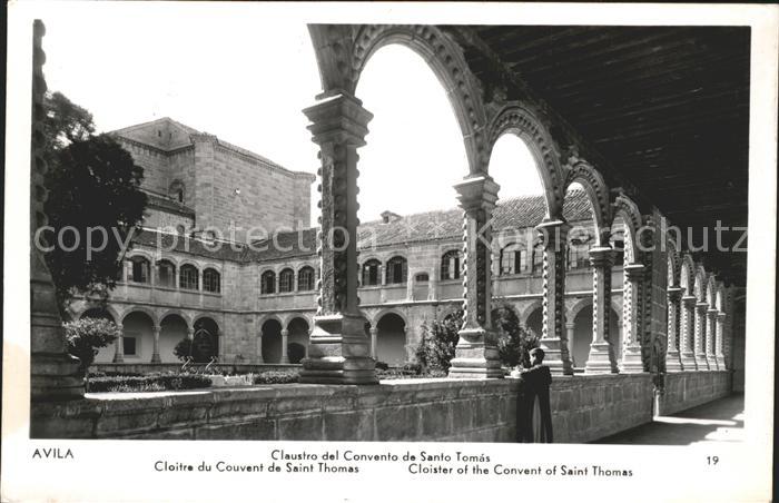 Avila Espana Claustro del convento de Santo Tomas