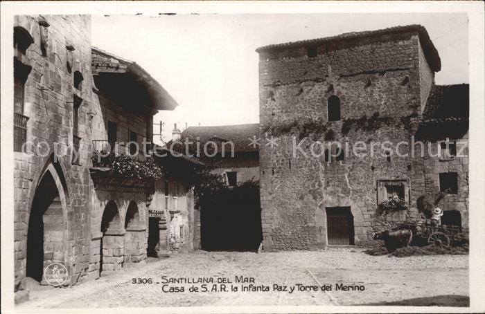 Madrid Spain Santillana del mar casa de S.A.R. la infanta Paz y Torre del Merino
