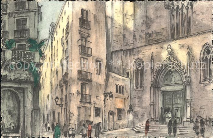 Barcelona Cataluna Plaza de San Justo