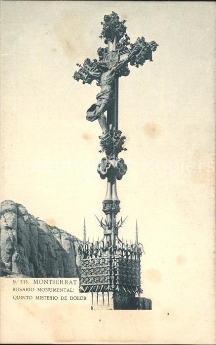 Montserrat Kloster Rosario Monumental Quinto mistero de Do