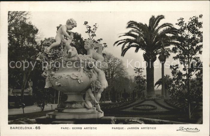 Barcelona Cataluna Parque Jarron Artistico