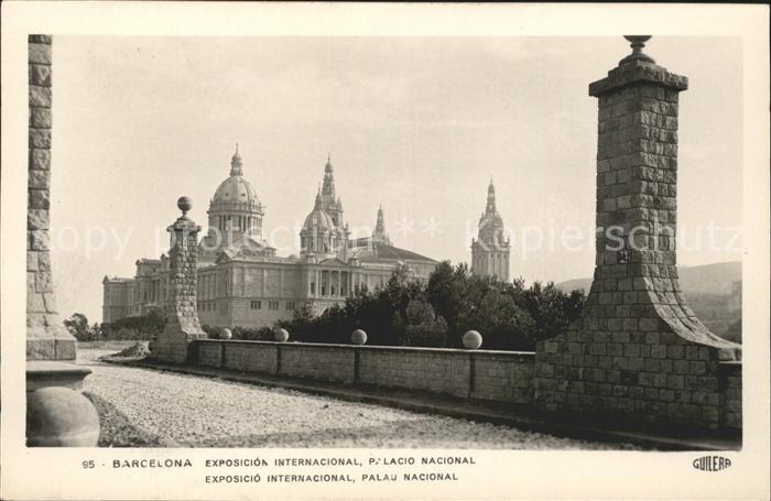 Barcelona Cataluna Palacio nacional