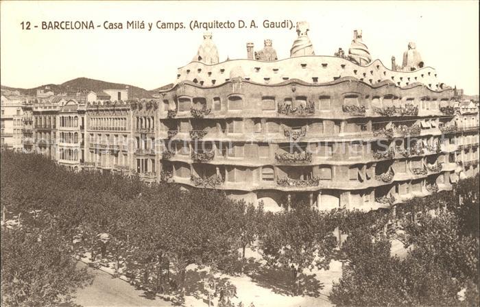 Barcelona Cataluna Casa Mila y Camps