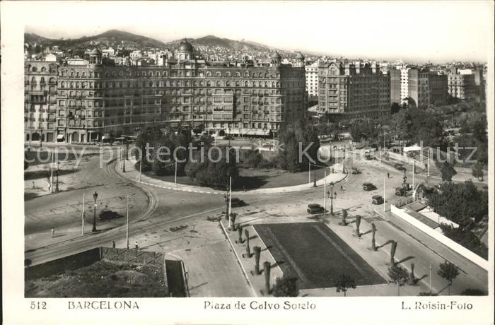 Barcelona Cataluna Plaza de Calvo Sotelo