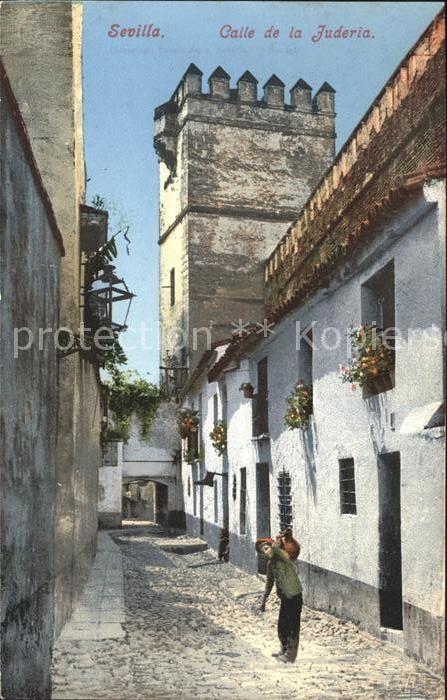 Sevilla Andalucia Calle de la Juderia