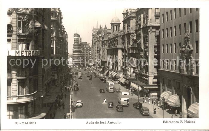 Madrid Spain Avda de Jose Antonio