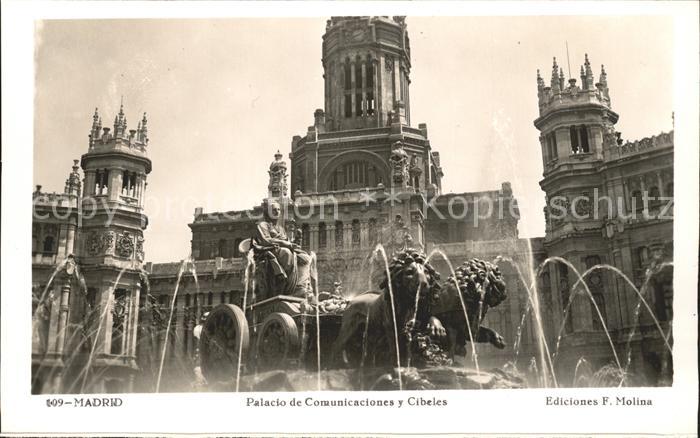 Madrid Spain Palacio de Comunicaciones y Cibeles