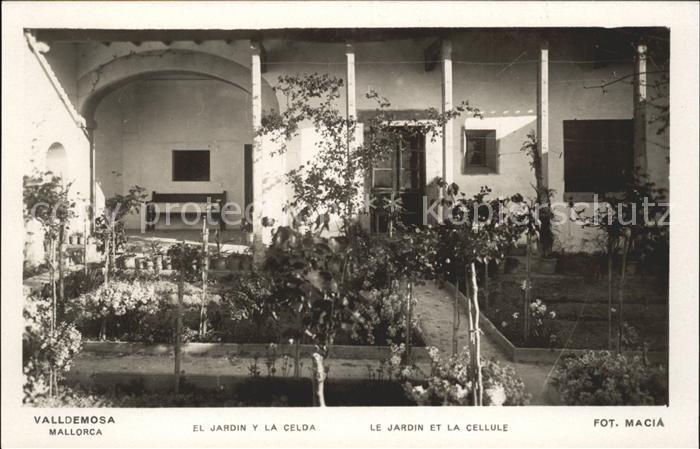 Valldemosa El jardin y la celda