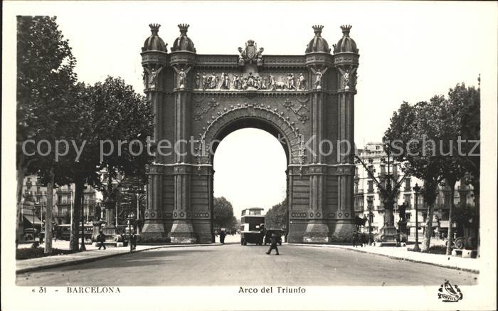 Barcelona Cataluna Arco del Triunfo