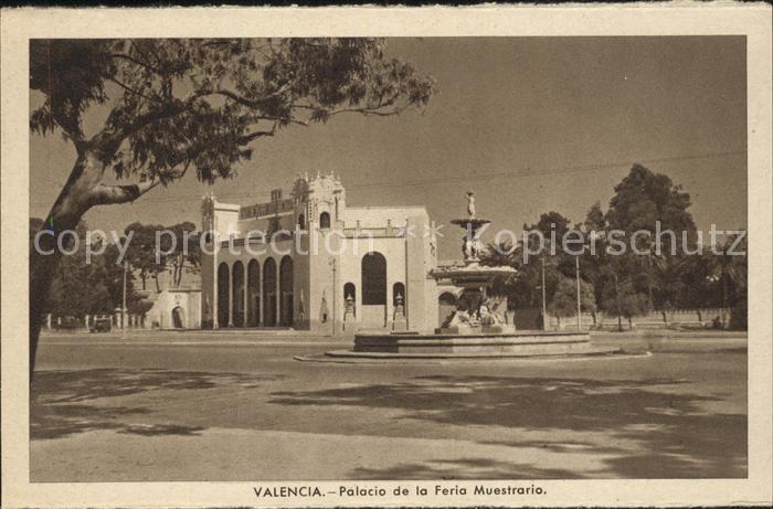 Valencia Valenciana Palacio de la Feria Muestrario