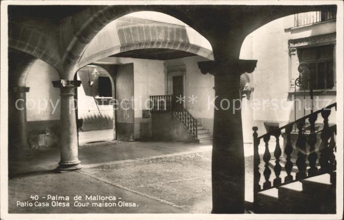 Palma de Mallorca Palio Casa Olesa Cour maison Olesa
