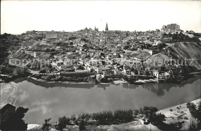Toledo Castilla-La Mancha Vista general y rio Tajo