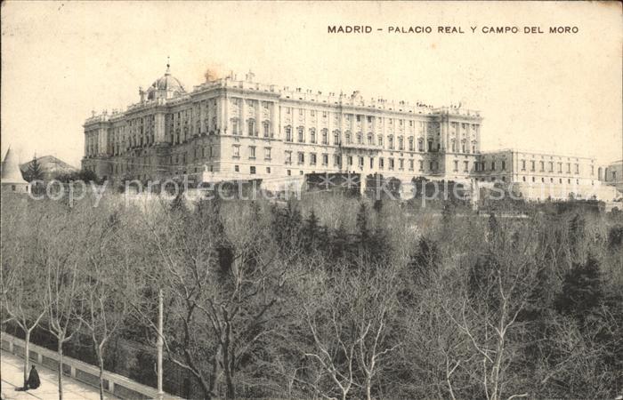 Madrid Spain Palacio Real campo del Moro