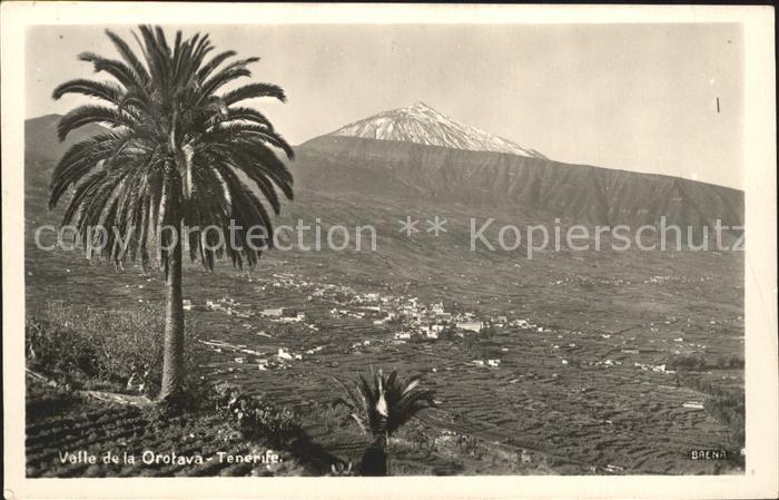 Tenerife Valle de la Orotava