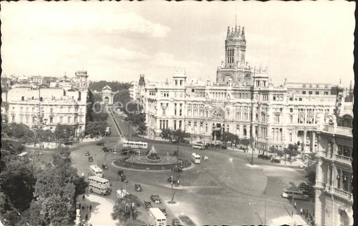 Madrid Spain Plaza Cibeles