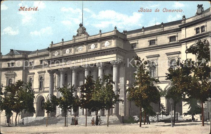 Madrid Spain Bolsa Comercio