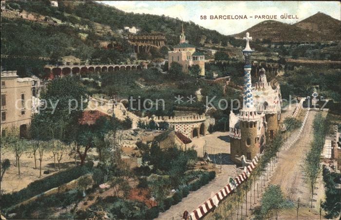 Barcelona Cataluna Parque Gueell