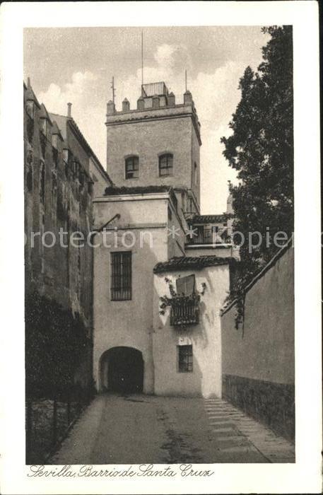 Sevilla Andalucia Barrio Santa Cruz