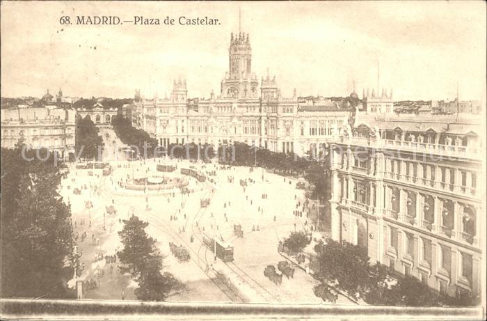 Madrid Spain Plaza Castelar