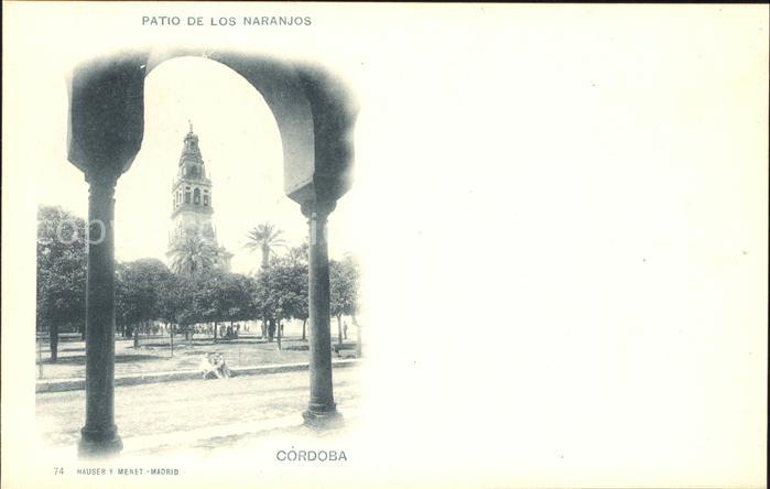 Verlag Hauser Y Menet Nr. 74 Cordoba Patio de los Naranjos