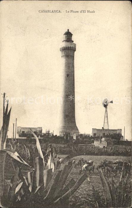 Leuchtturm Lighthouse Casablanca Phare d El Hank