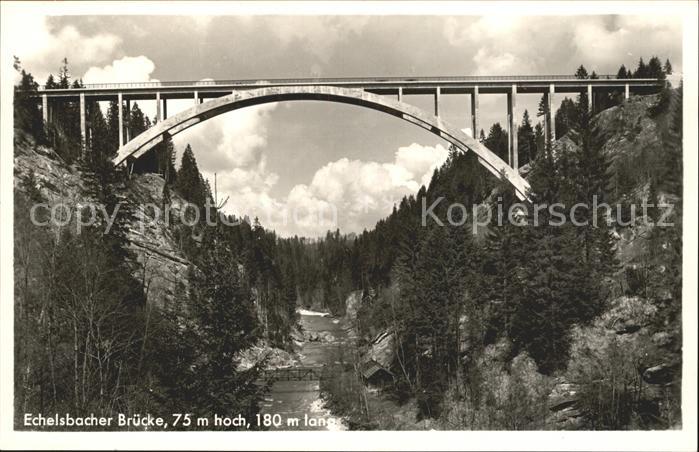 Bruecken Bauwerke Echelsbacher Bruecke