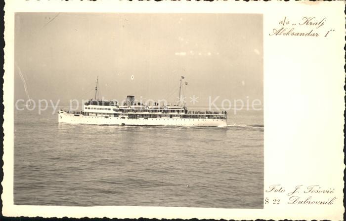 Dampfer Oceanliner S/S Kraly Aleksander I.