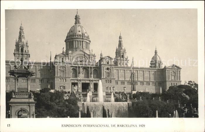 Expositions Exposicion Internacional de Barcelona 1929 Cascada Monumental