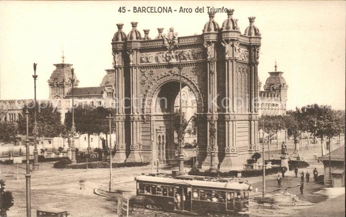 Strassenbahn Barcelona Arco del Triunfo