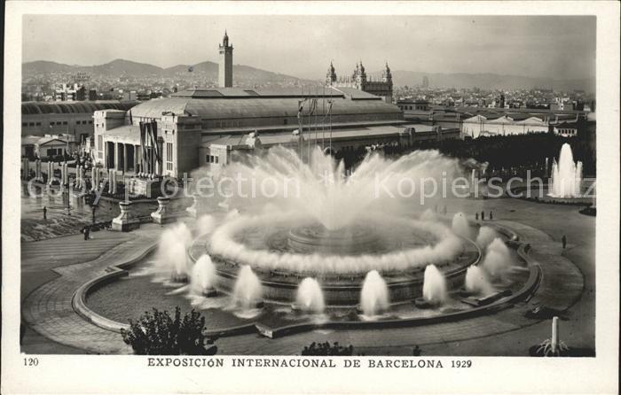 Expositions Exposicion Internacional de Barcelona 1929 Fuente Monumental