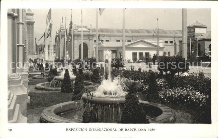 Expositions Exposicion Internacional de Barcelona 1929 Juegos de Agua