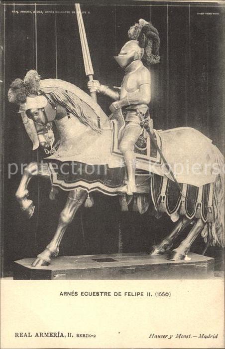 Rittertum Mittelalter Arnes Ecuestre de Felipe II. Hauser y Menet Verlag