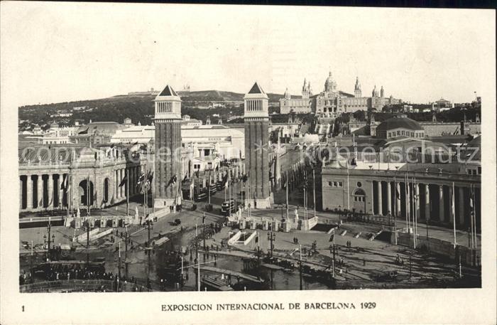 Expositions Exposicion Internacional de Barcelona 1929 Entrada
