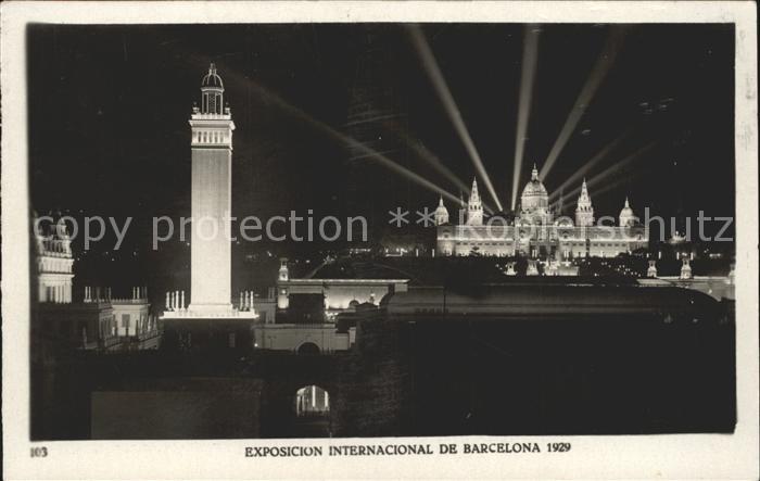 Expositions Exposicion Internacional de Barcelona 1929 Vista general