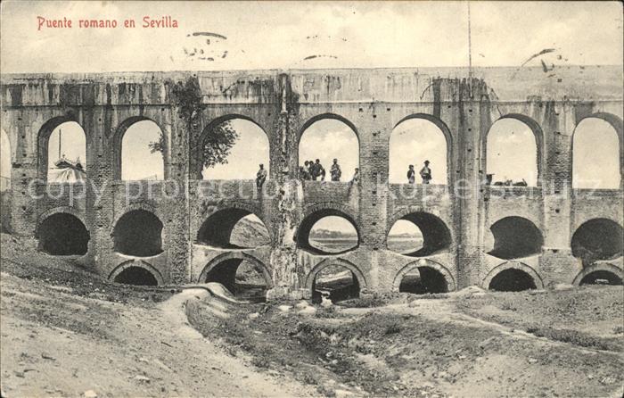 Bruecken Bauwerke Puente romano en Sevilla