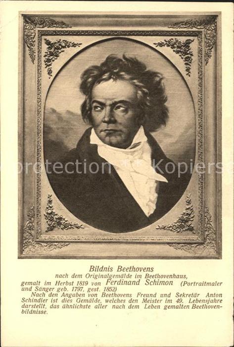 Beethoven Bildnis Ferdinand Schimon