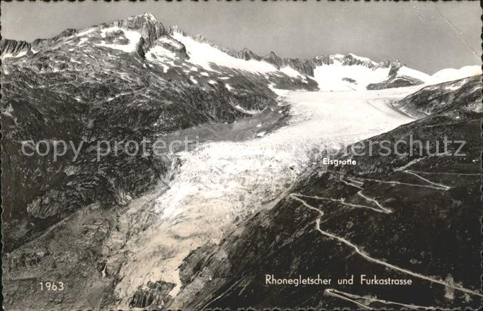 Gletscher Rhonegletscher Furkastrasse