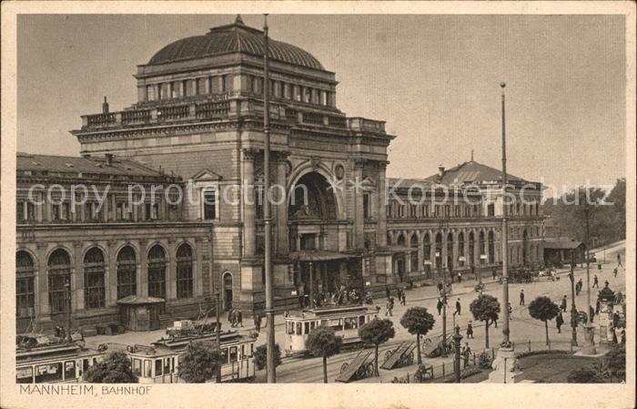 Strassenbahn Mannheim Bahnhof