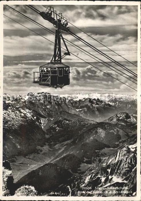 Seilbahn Saentis Glaernisch Berneralpen