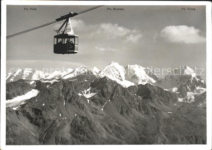 Seilbahn St. Moritz Corviglia Piz Nair Bernina Gruppe