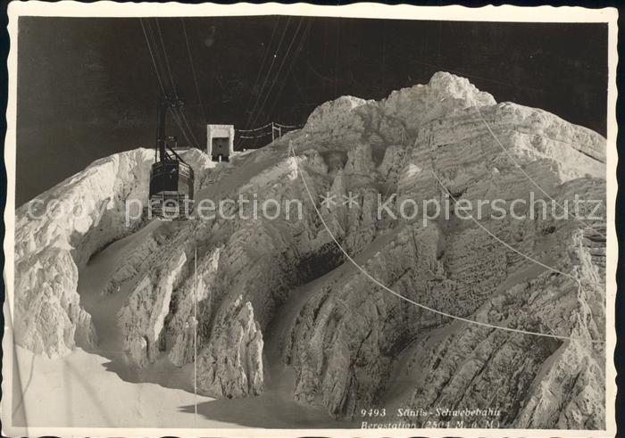 Seilbahn Saentis Bergstation
